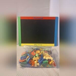 Melissa and Doug Magnetic Chalkboard Disney w/Magnetic Letters As shown